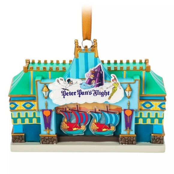 🧚 NEW 🧚 Disney Peter Pan's Flight Attraction Sketchbook Ornament - Picture 1 of 10